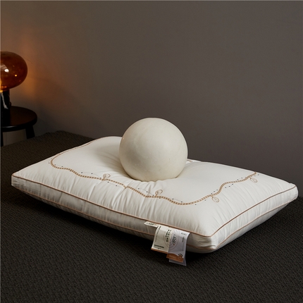 91家纺网 家纺一手货源 找家纺 乐可 2023新款60支贡缎蚕咝枕 60支贡缎蚕咝枕【单只装】