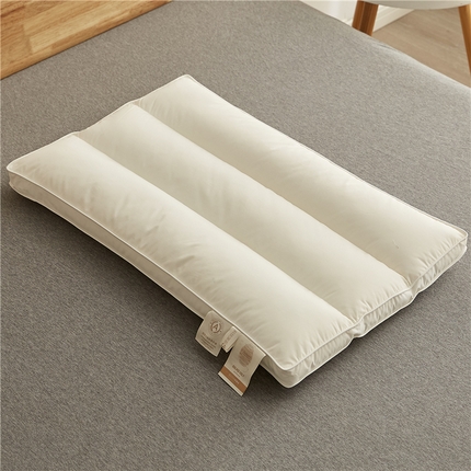 91家纺网 家纺一手货源 找家纺 乐可 2023新款A类全棉蚕咝枕 A类全棉蚕咝枕-成人低枕【单只装】