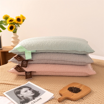 （总）雅布枕芯 2023新款全棉荞麦养生枕头护颈椎枕芯