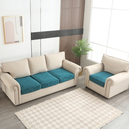 91家纺网 家纺一手货源 找家纺 （总）兴妮雅家纺 2023新款大树叶防水弹力立体浮雕提花组合沙发坐垫套