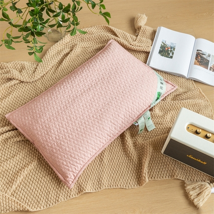 雅布枕芯 2023新款天丝荞麦养生枕 粉色