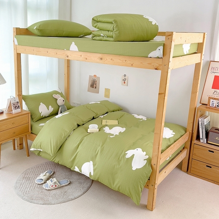 91家纺网 家纺一手货源 找家纺 （总）芃成家纺 2023新款全棉13070卡通印花学生三件套