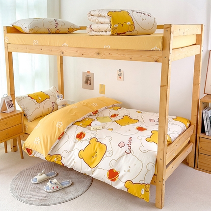 91家纺网 家纺一手货源 找家纺 （总）芃成家纺 2023新款全棉13070卡通印花学生三件套