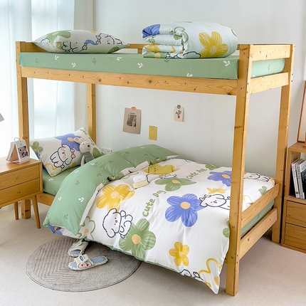 91家纺网 家纺一手货源 找家纺 （总）芃成家纺 2023新款全棉13070卡通印花学生三件套