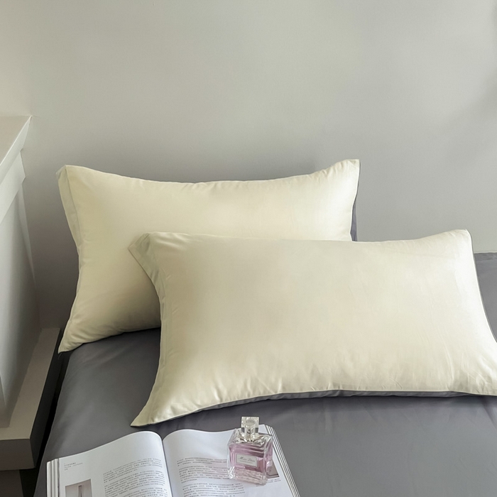 91家纺网 家纺一手货源 找家纺 （总）艾迪尚家纺 2025新款100s生态全棉纯色磨毛单品单枕套