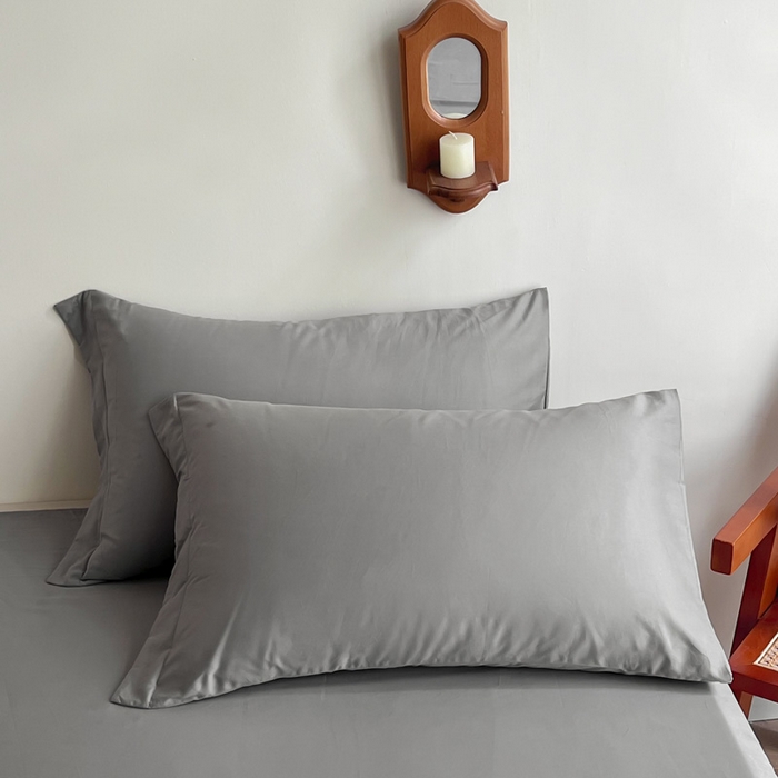 91家纺网 家纺一手货源 找家纺 （总）艾迪尚家纺 2025新款100s生态全棉纯色磨毛单品单枕套