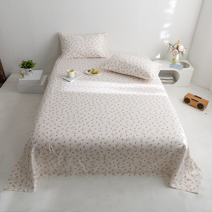 91家纺网 家纺一手货源 找家纺 （总）8小时家纺 2023新款40s全棉双层纱单品四件套系列-单床单