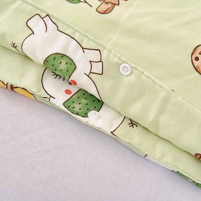 91家纺网 家纺一手货源 找家纺 A类夏季纯棉睡袋双层纱棉花薄款春秋宝宝中大童儿童防踢被神器 童话森林