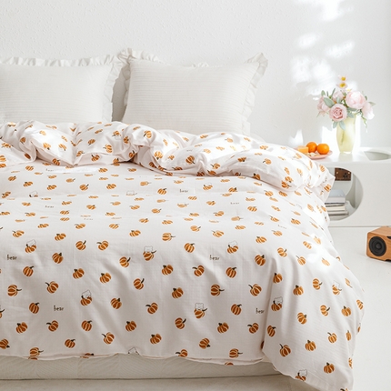 91家纺网 家纺一手货源 找家纺 （总）8小时家纺 2023新款40s全棉双层纱单品系列-单被套