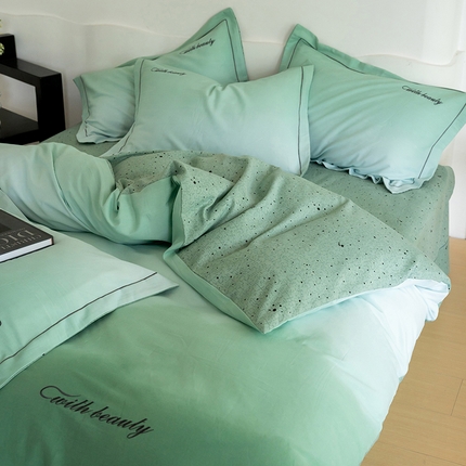 91家纺网 家纺一手货源 找家纺 （总）帅露家纺 2023新款渐变磨毛绣花四件套--过江寒系列