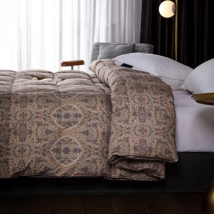 91家纺网 家纺一手货源 找家纺 （总）御眠纺 2024新款印花羽绒被子被芯