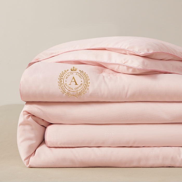 91家纺网 家纺一手货源 找家纺 美梦里2023新款A类母婴级生态原棉刺绣棉花被冬被芯夏被子 芙蓉玉