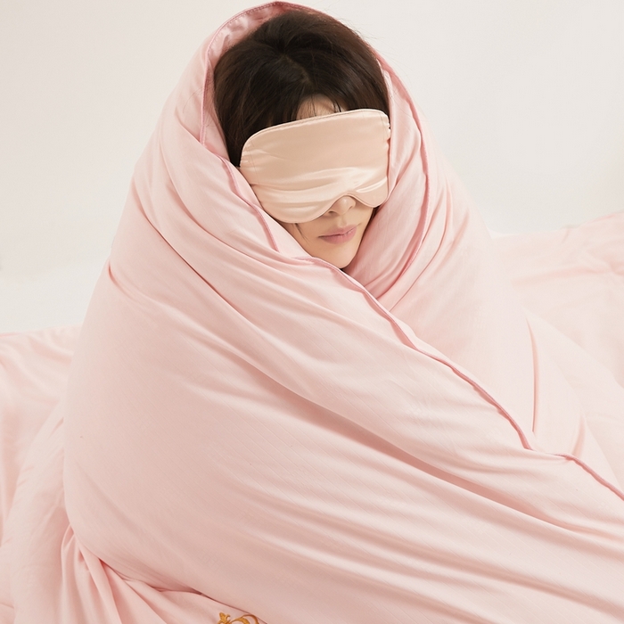 91家纺网 家纺一手货源 找家纺 美梦里2023新款A类母婴级生态原棉刺绣棉花被冬被芯夏被子 芙蓉玉