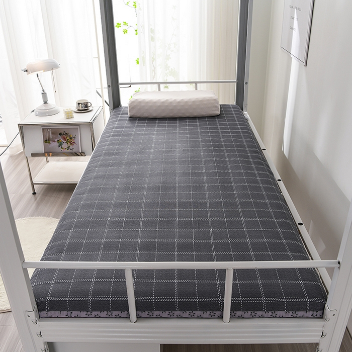 91家纺网 家纺一手货源 找家纺 亿丁点床垫 2023新款全棉可拆洗防滑款海棉垫5cm 秀丽-黑