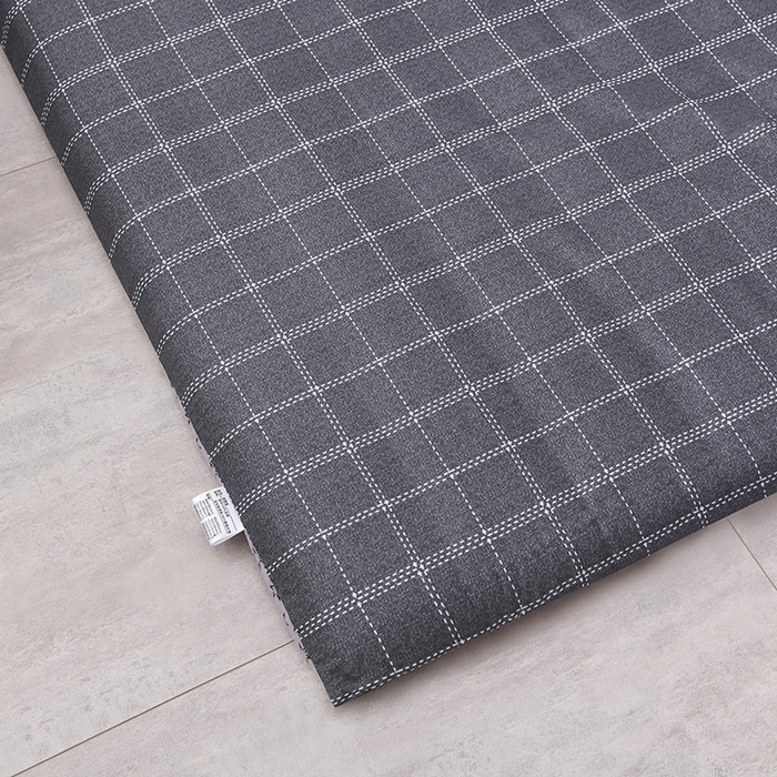 91家纺网 家纺一手货源 找家纺 亿丁点床垫 2023新款全棉可拆洗防滑款海棉垫5cm 秀丽-黑