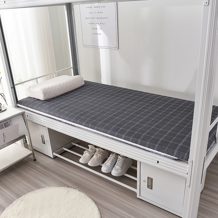 91家纺网 家纺一手货源 找家纺 亿丁点床垫 2023新款全棉可拆洗防滑款海棉垫5cm 秀丽-黑