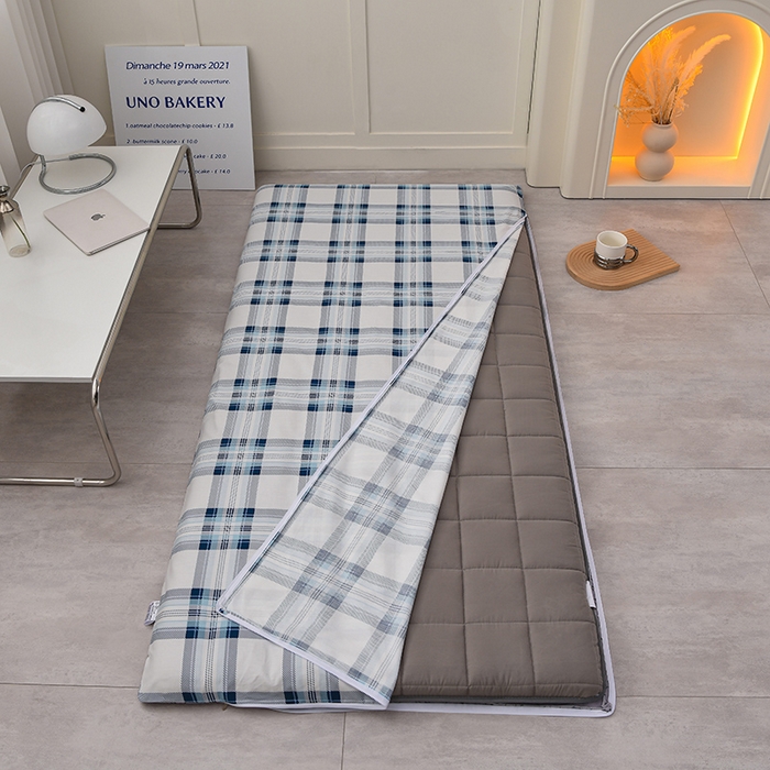 91家纺网 家纺一手货源 找家纺 亿丁点床垫 2023新款全棉可拆洗防滑款海棉垫5cm 简约