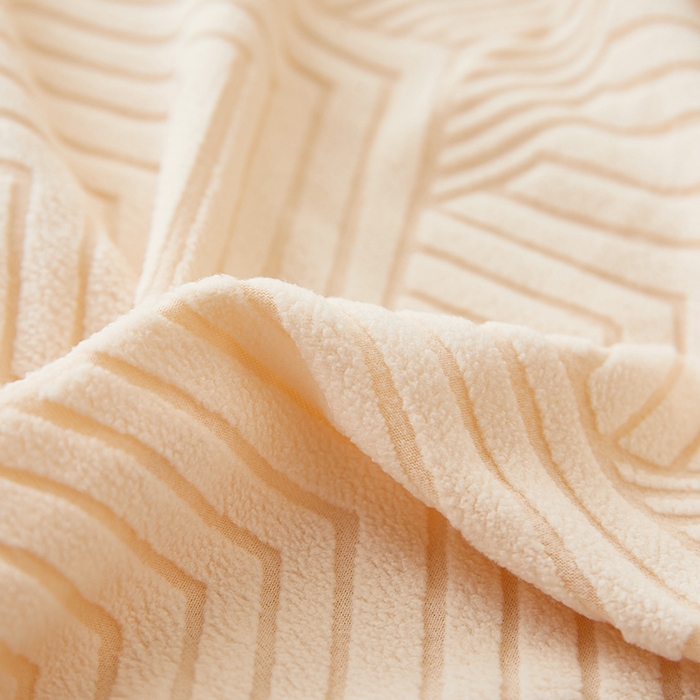 91家纺网 家纺一手货源 找家纺 逐日沙发套 2023新款纯色提花床头罩时光系列 时光-米黄色