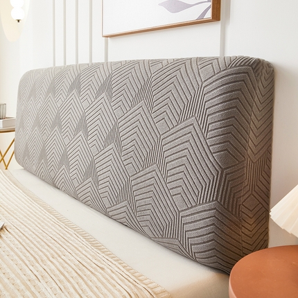 91家纺网 家纺一手货源 找家纺 （总）逐日沙发套 2023新款纯色提花床头罩时光系列