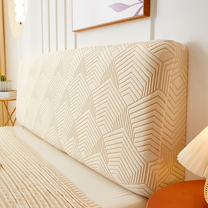 91家纺网 家纺一手货源 找家纺 （总）逐日沙发套 2023新款纯色提花床头罩时光系列