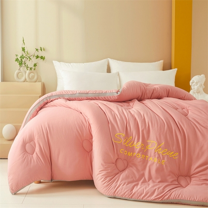 91家纺网 家纺一手货源 找家纺 （总）兄弟坊 2025秋冬新款立体刺绣原棉大豆纤维春秋被冬被