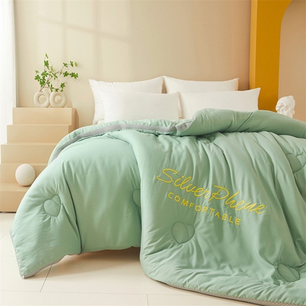 91家纺网 家纺一手货源 找家纺 （总）兄弟坊 2025秋冬新款立体刺绣原棉大豆纤维春秋被冬被