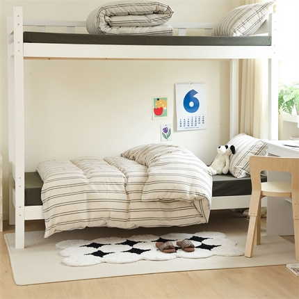 91家纺网 家纺一手货源 找家纺 （总）【直播爆款】 A类全棉床垫套水洗棉学生宿舍上下铺三件套纯棉