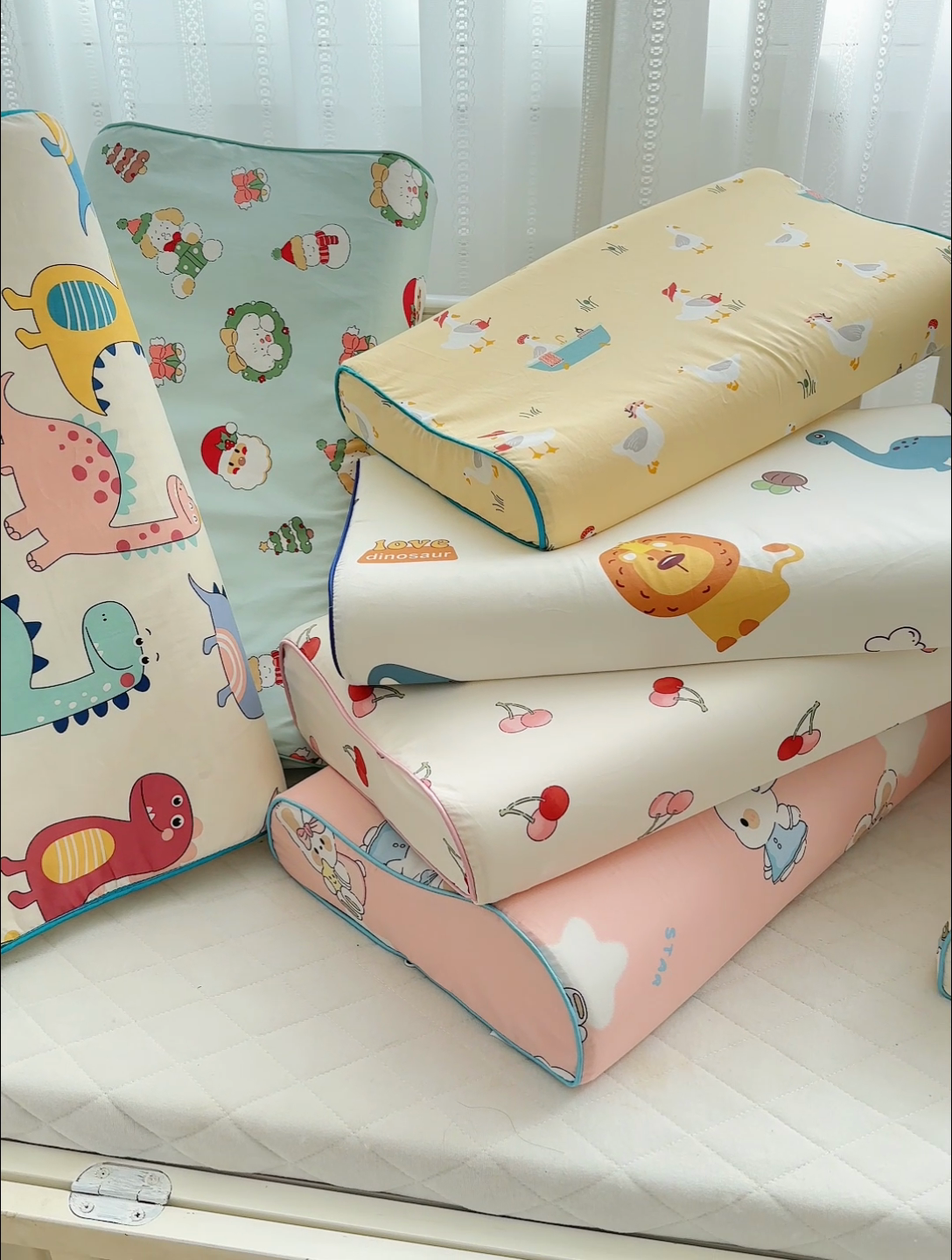 91家纺网 家纺一手货源 找家纺 （总）良佐生活 2023新款A类全棉儿童乳胶枕头枕芯