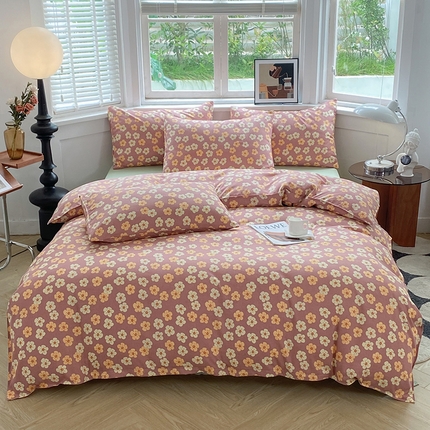 91家纺网 家纺一手货源 找家纺 （总）妖妖家纺 2023秋冬新品温暖冬季生姜暖绒四件套