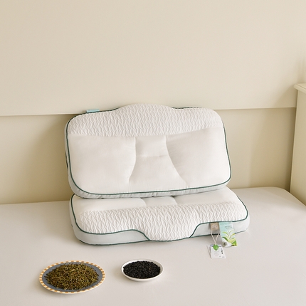 睡眠频道 2023新款茶芯语系列 枕头枕芯 茶心语托颈枕48*74cm