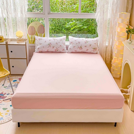 91家纺网 家纺一手货源 找家纺 优选良品 2025直播爆款超柔水洗棉双层纱学生宿舍单床单 如颜