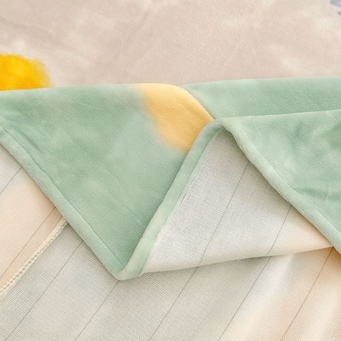 91家纺网 家纺一手货源 找家纺 新款230克印花牛奶绒床单定制定做尺寸  畅想