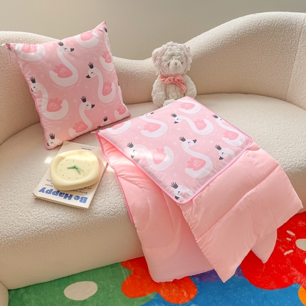 91家纺网 家纺一手货源 找家纺 （总）番茄+ 2023新款多功能磨毛亲肤抱枕被