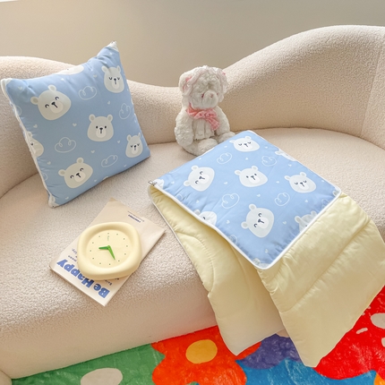 91家纺网 家纺一手货源 找家纺 （总）番茄+ 2023新款多功能磨毛亲肤抱枕被