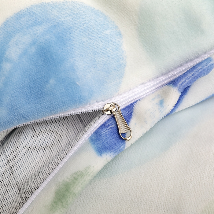 91家纺网 家纺一手货源 找家纺 新款230克高克重印花牛奶绒单被套定制定做尺寸 缤纷世界