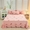 91家纺网 家纺一手货源 找家纺 新款230克印花牛奶绒床单定制定做尺寸  玫瑰