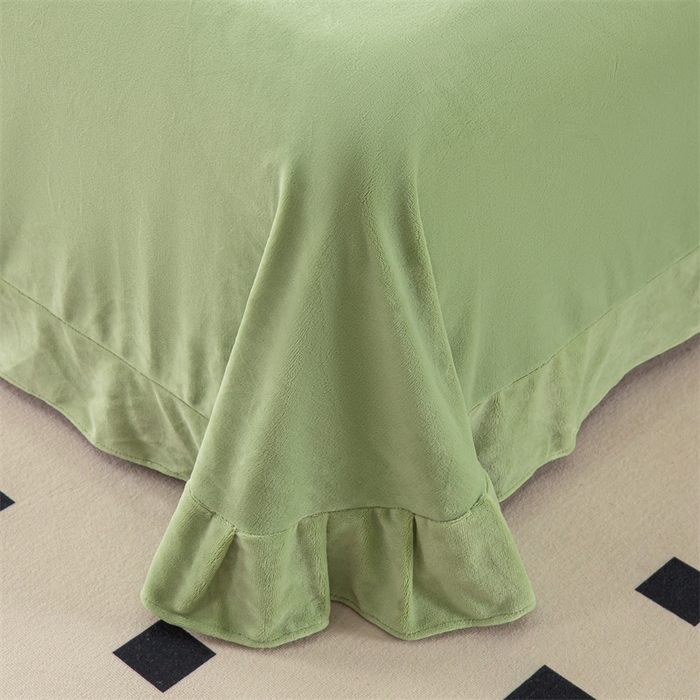 91家纺网 家纺一手货源 找家纺 优姿家纺 2024新款加厚全消光牛奶棉印花四件套 花仙子