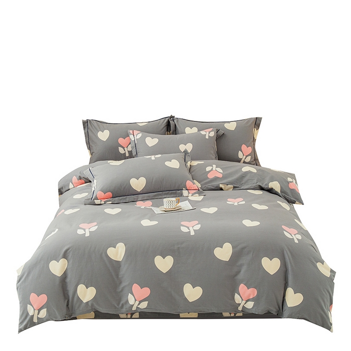 91家纺网 家纺一手货源 找家纺 新款50双股澳棉印花四件套定做任意尺寸 飘舞