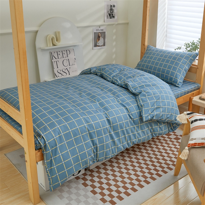 91家纺网 家纺一手货源 找家纺 杜先生 2023新款13372学生宿舍三件套纯棉三件套床单款 星空恋