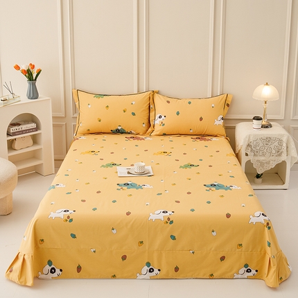 91家纺网 家纺一手货源 找家纺 （总）新款50双股澳棉印花单床单定做定制尺寸