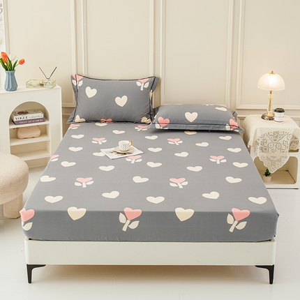 91家纺网 家纺一手货源 找家纺 （总）新款50双股澳棉印花床笠定做定制任意尺寸