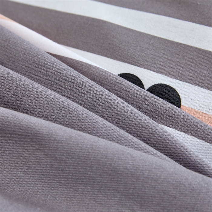 91家纺网 家纺一手货源 找家纺 杜先生 2023新款13372学生宿舍三件套纯棉三件套床单款 新都时尚-灰