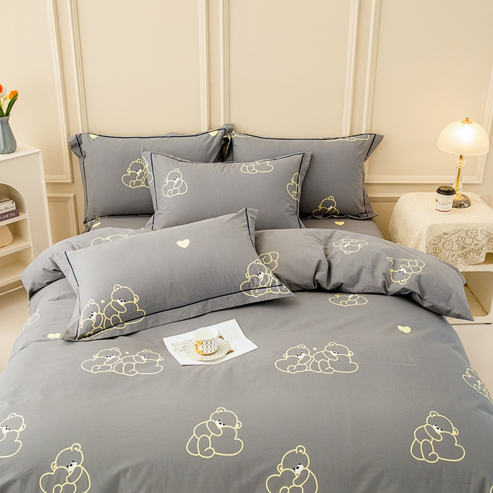 91家纺网 家纺一手货源 找家纺 （总）新款50双股澳棉印花四件套定做任意尺寸