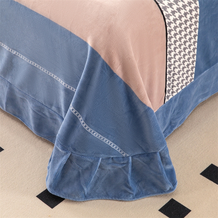 91家纺网 家纺一手货源 找家纺 （总）优姿家纺 2024新款加厚全消光牛奶棉印花四件套