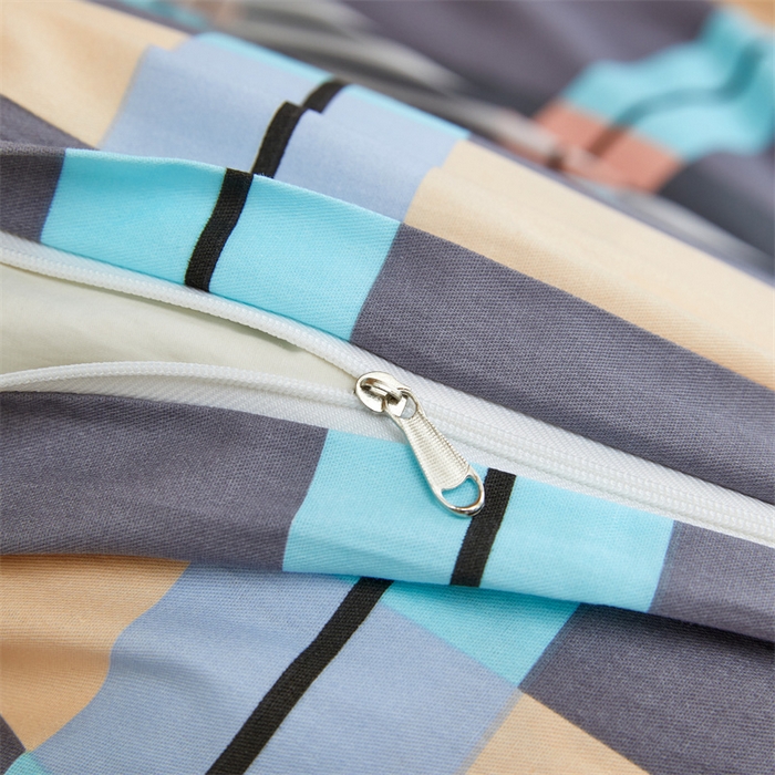 91家纺网 家纺一手货源 找家纺 杜先生 2023新款13372学生宿舍三件套纯棉三件套床单款 宇宙魔方-灰