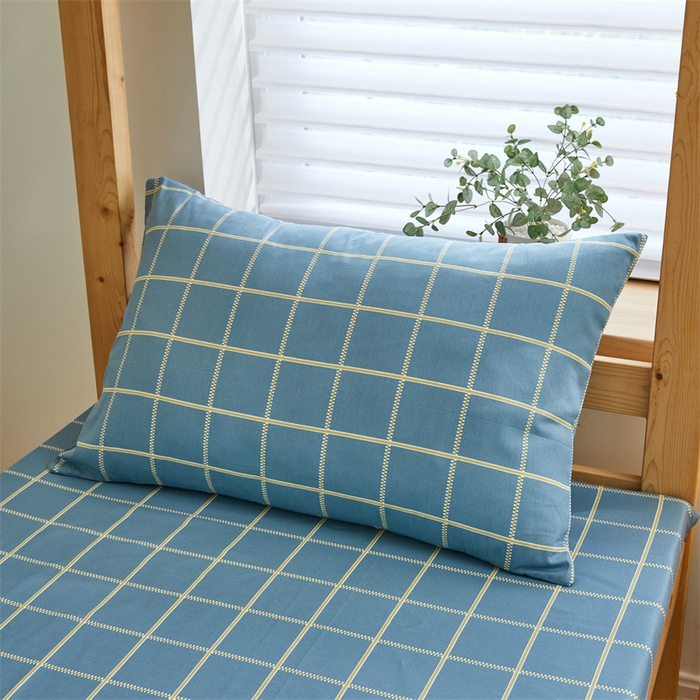 91家纺网 家纺一手货源 找家纺 杜先生 2023新款13372学生宿舍三件套纯棉三件套床单款 露西-绿