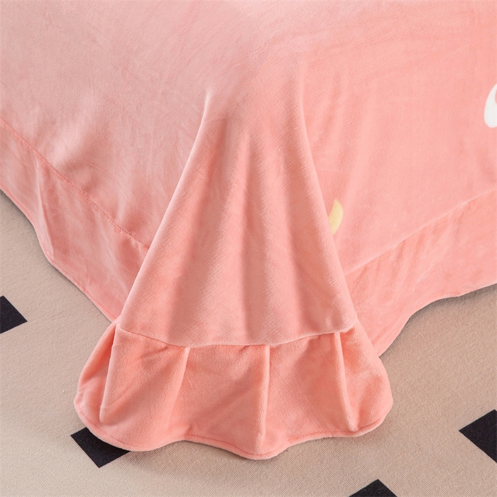 91家纺网 家纺一手货源 找家纺 优姿家纺 2024新款加厚全消光牛奶棉印花四件套 月亮花香