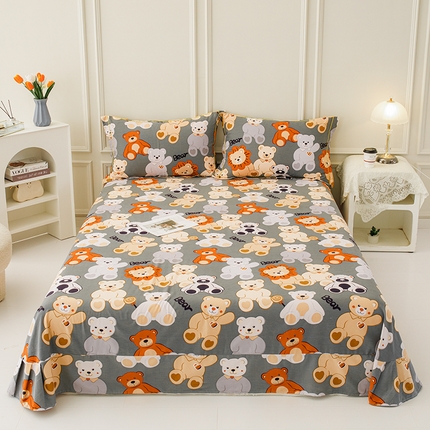 91家纺网 家纺一手货源 找家纺 （总）新款50双股澳棉印花单床单定做定制尺寸