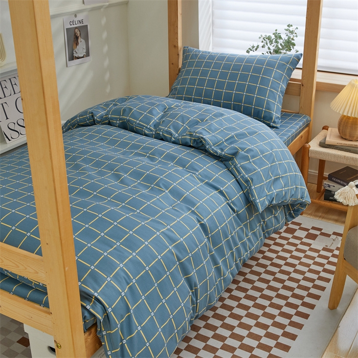 91家纺网 家纺一手货源 找家纺 杜先生 2023新款13372学生宿舍三件套纯棉三件套床单款 星空恋