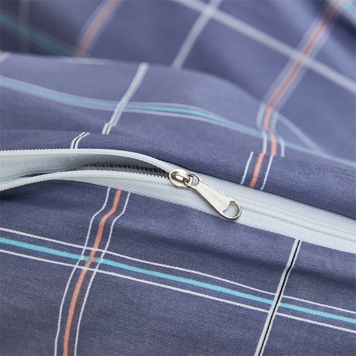 91家纺网 家纺一手货源 找家纺 杜先生 2023新款13372学生宿舍三件套纯棉三件套床单款 格林物语-蓝